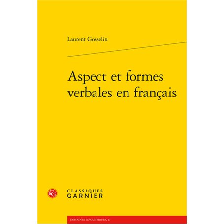 Aspect et formes verbales en français