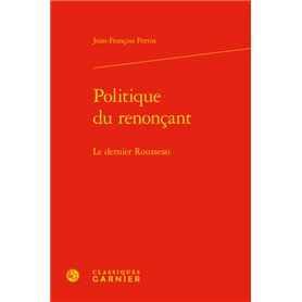 Politique du renonçant