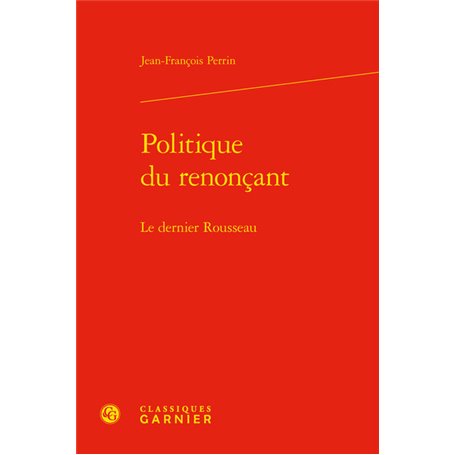 Politique du renonçant