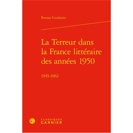 La Terreur dans la France littéraire des années 1950