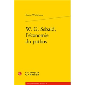 W. G. Sebald, l'économie du pathos