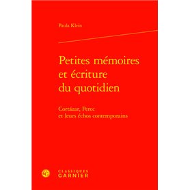 Petites mémoires et écriture du quotidien