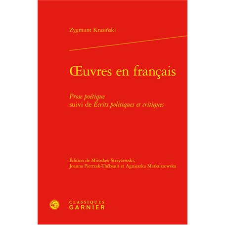 oeuvres en français