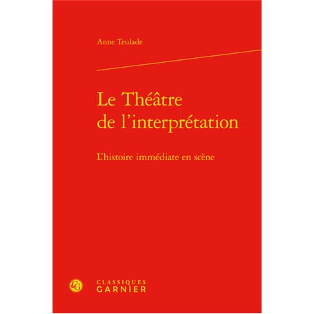 Le Théâtre de l'interprétation