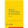 Miracles de Notre-Dame par personnages