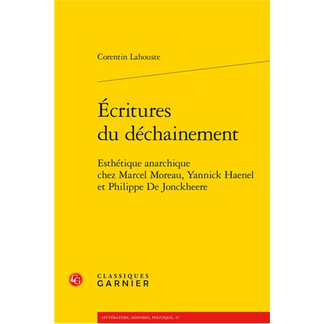 Écritures du déchainement