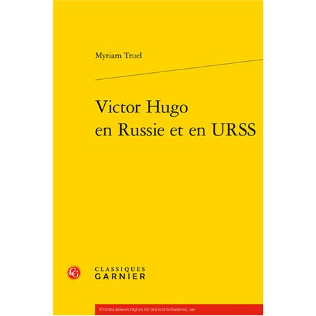 Victor Hugo en Russie et en URSS