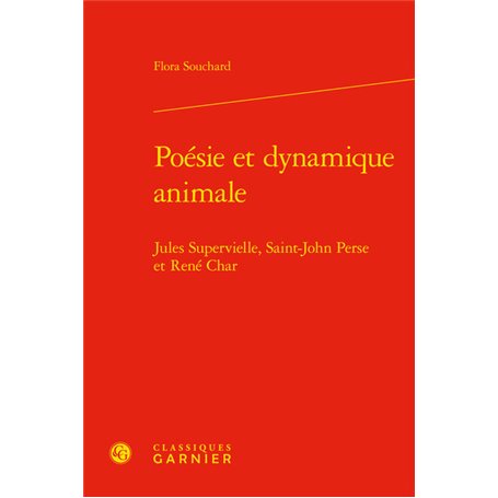 Poésie et dynamique animale