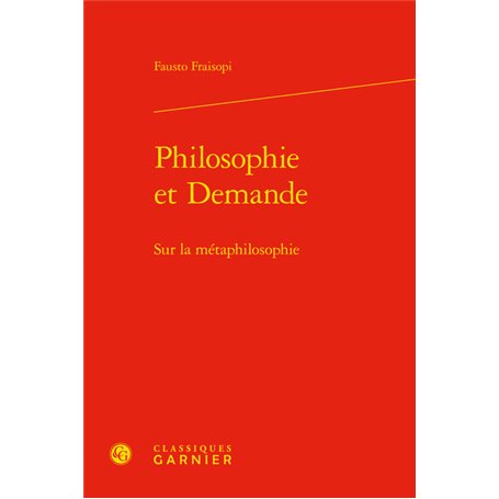 Philosophie et Demande