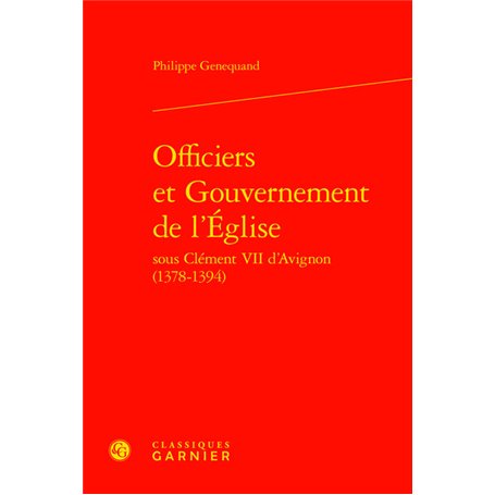 Officiers et Gouvernement de l'Église