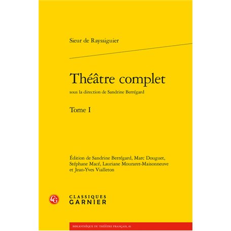 Théâtre complet