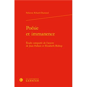 Poésie et immanence