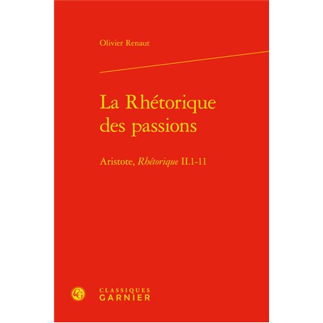 La Rhétorique des passions