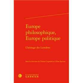 Europe philosophique, Europe politique