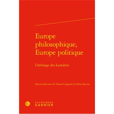 Europe philosophique, Europe politique