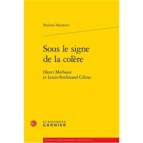 Sous le signe de la colère