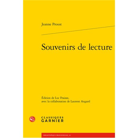 Souvenirs de lecture