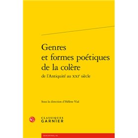 Genres et formes poétiques de la colère