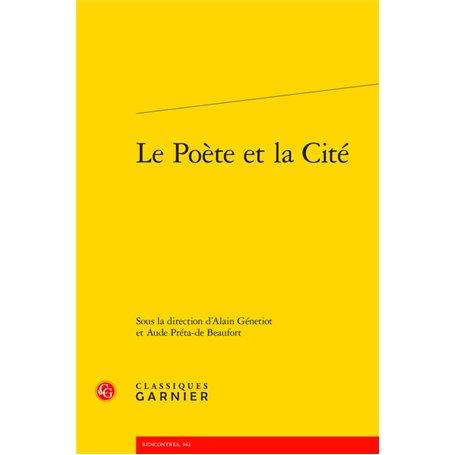 Le Poète et la Cité