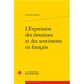 L'Expression des émotions et des sentiments en français