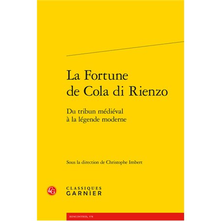 La Fortune de Cola di Rienzo