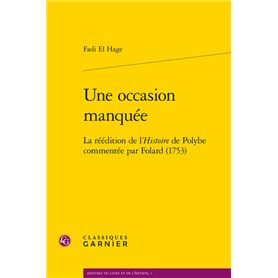 Une occasion manquée