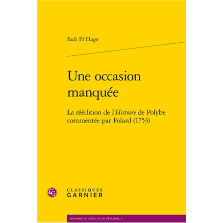 Une occasion manquée