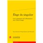 Éloge du singulier