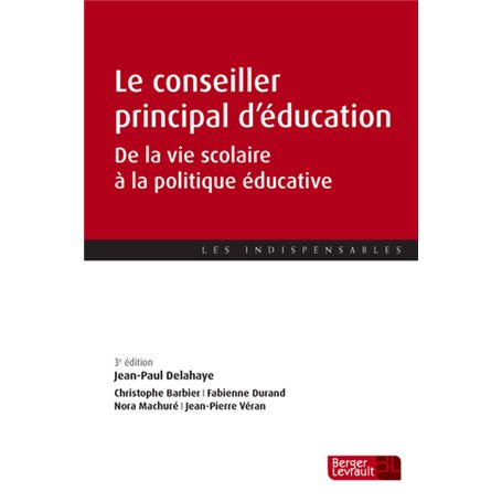 CONSEILLER PRINCIPAL D'EDUCATION 3E ED