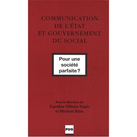 COMMUNICATION DE L'ETAT ET GOUVERNEMENT DU SOCIAL