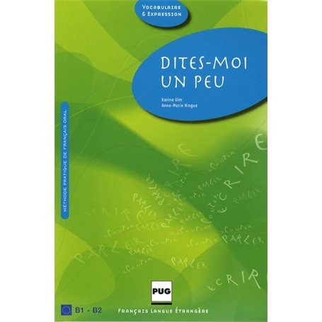 DITES MOI UN PEU - LIVRE ELEVE - NOUVELLE COUVERTURE