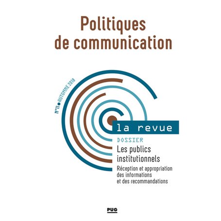 Politiques de communication - N° 11 - Automne 2018