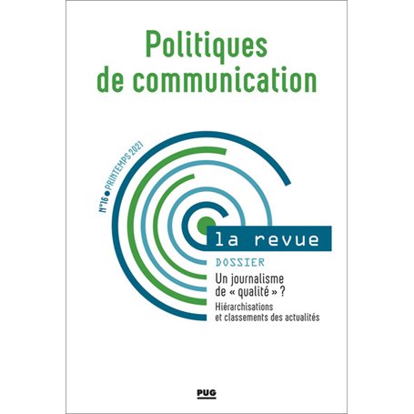 POLITIQUES DE COMMUNICATION N° 16 - PRINTEMPS 2021