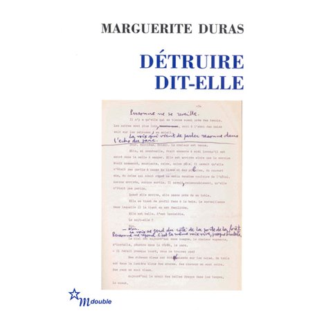 Détruire dit-elle