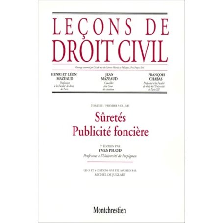 sûretés - publicité foncière - 7ème édition