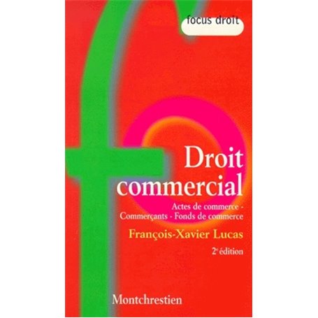 droit commercial - 2ème édition