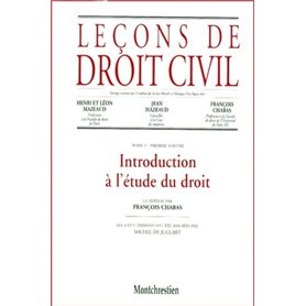 introduction à l'étude du droit - 12ème édition