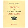 Propos de O.L. Barenton, confiseur