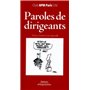 Paroles de dirigeants