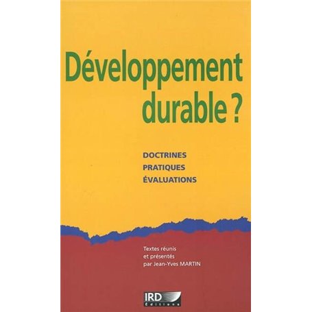 Développement durable ?