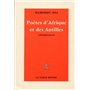 Poètes d'Afrique et des Antilles d'expression française