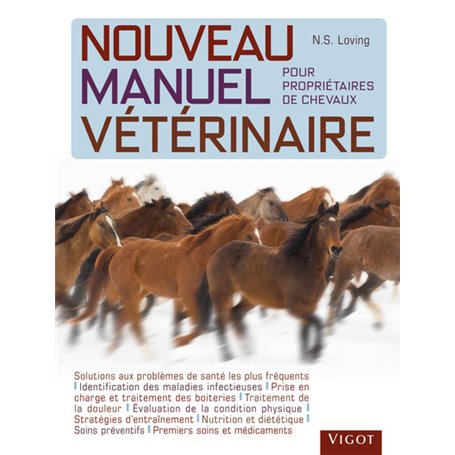 Nouveau manuel vétérinaire pour propriétaires de chevaux