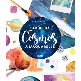 Fabuleux cosmos à l'aquarelle