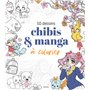 50 dessins chibis & manga à colorier