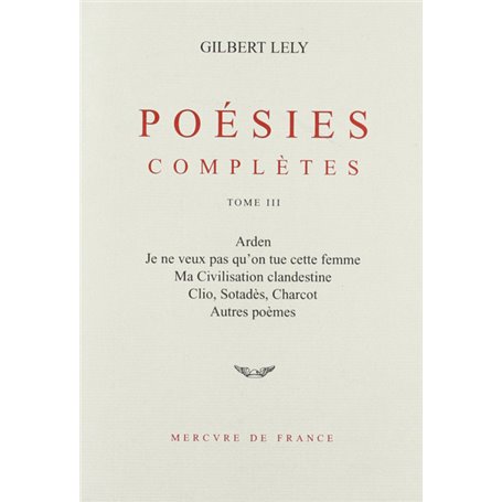 Poésies complètes