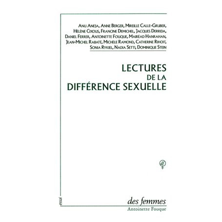 Lectures de la différence sexuelle