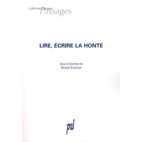 Lire, écrire la honte