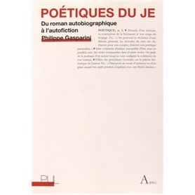 Poétiques du je