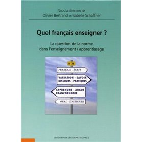 Quel français enseigner ?