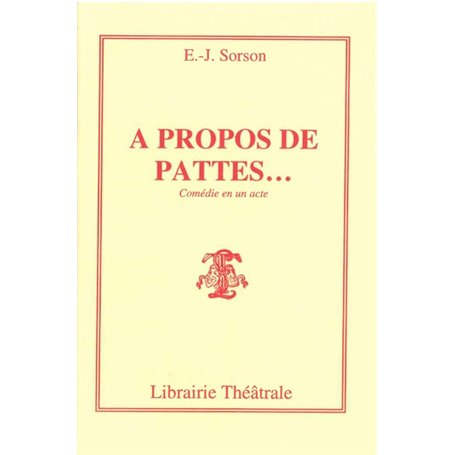 A propos de pattes